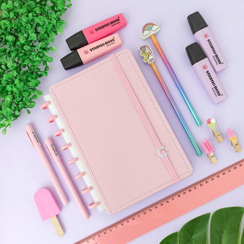 Caderno Inteligente Fairytale Rosa Tom Pastel